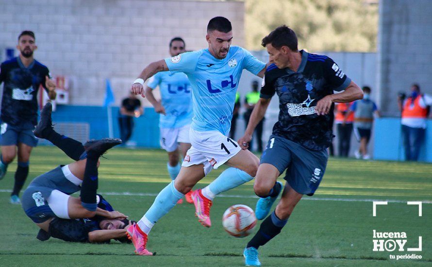 GALERÍA: Empate entre Ciudad de Lucena y Recreativo de Huelva y primer punto para los celestes en un gran partido (1-1). Las fotos del choque