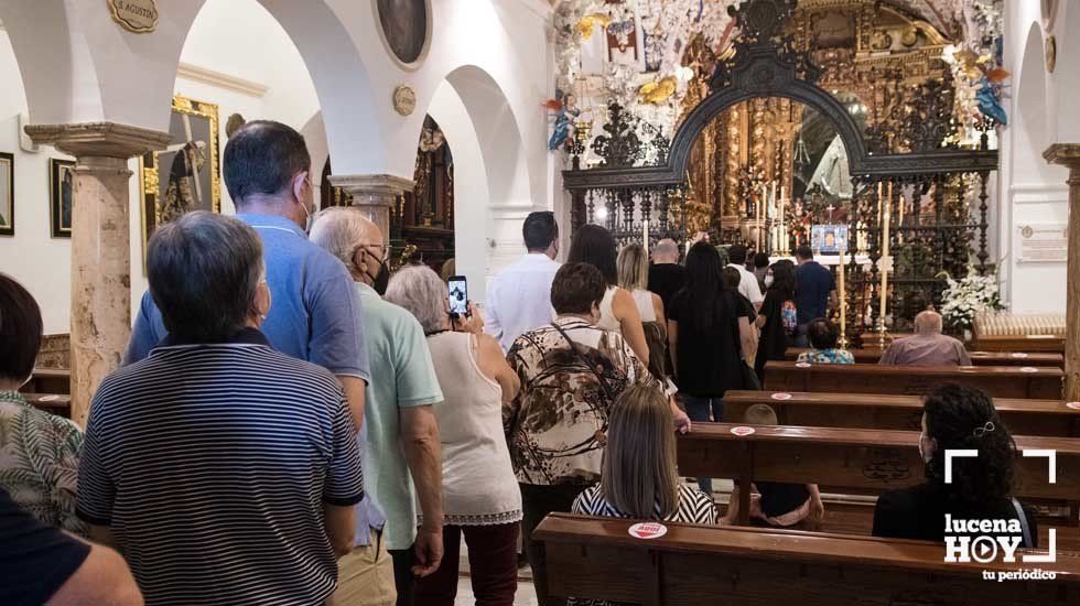  Colas en el Santuario de Aras para despedirse de la Virgen de Araceli 