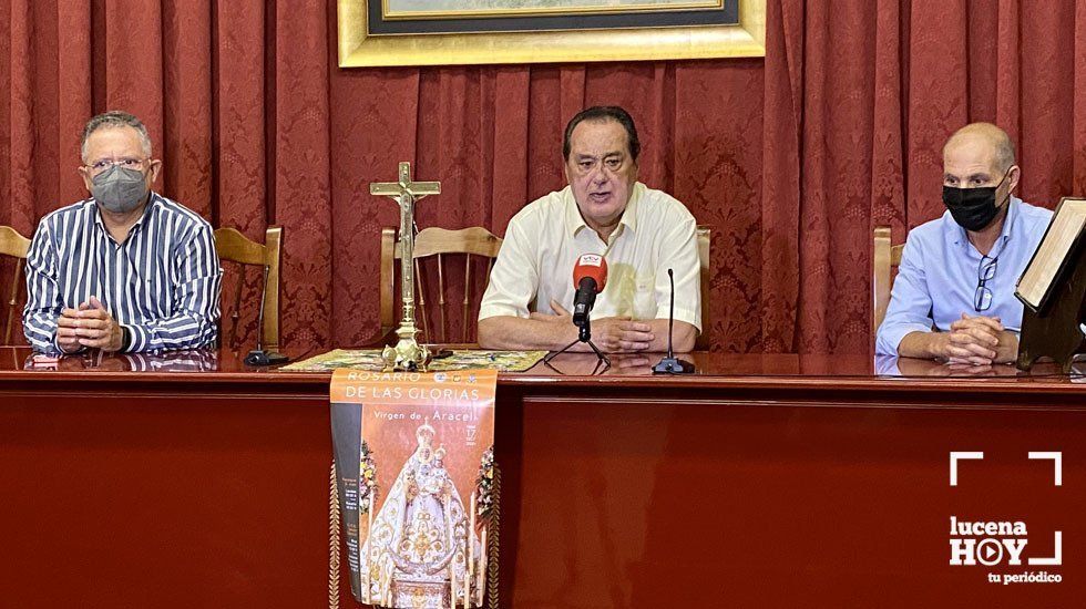  Presentación de la procesión del Rosario de las Glorias de Málaga en la Casa de la Virgen 