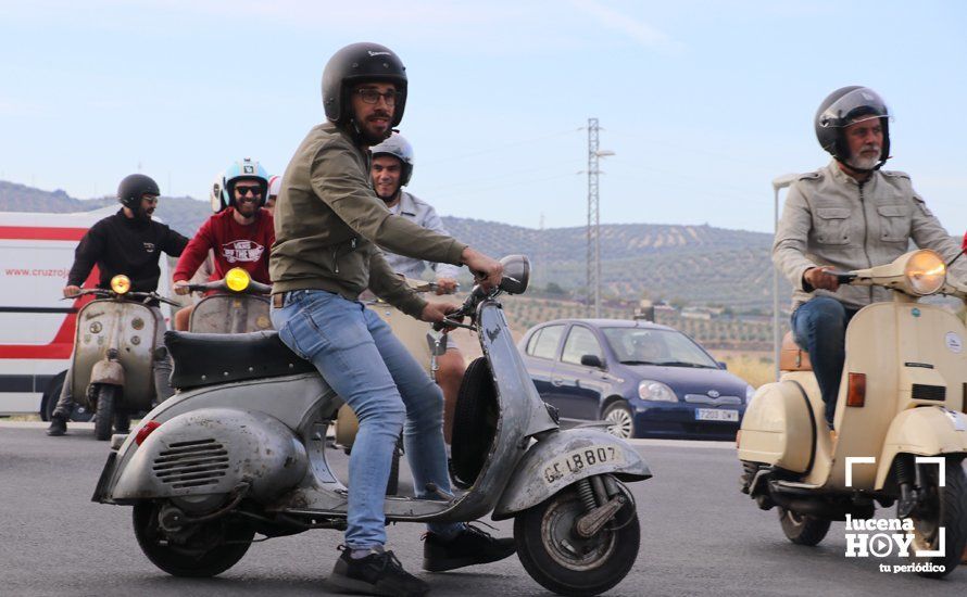 GALERÍA: Sigue la historia de amor entre Lucena y las Vespas: más de 500 vesperos vuelve a inundar las carreteras de la Subbética