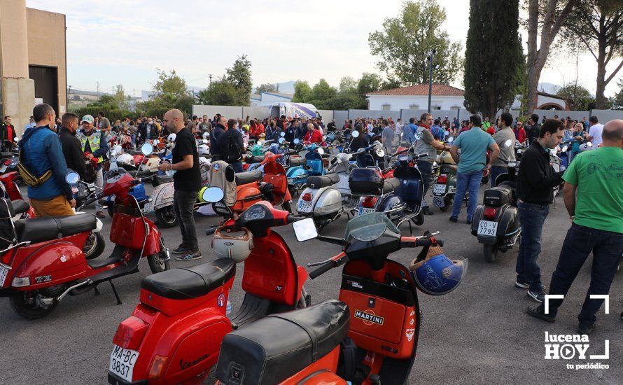 GALERÍA: Sigue la historia de amor entre Lucena y las Vespas: más de 500 vesperos vuelve a inundar las carreteras de la Subbética