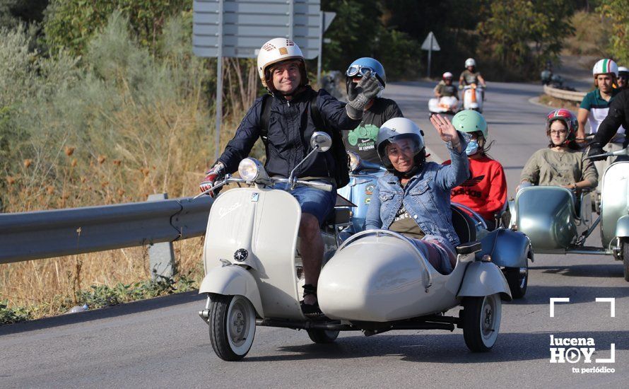 GALERÍA: Sigue la historia de amor entre Lucena y las Vespas: más de 500 vesperos vuelve a inundar las carreteras de la Subbética