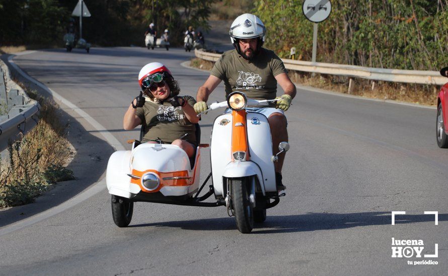 GALERÍA: Sigue la historia de amor entre Lucena y las Vespas: más de 500 vesperos vuelve a inundar las carreteras de la Subbética