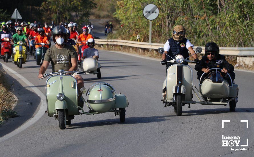 GALERÍA: Sigue la historia de amor entre Lucena y las Vespas: más de 500 vesperos vuelve a inundar las carreteras de la Subbética