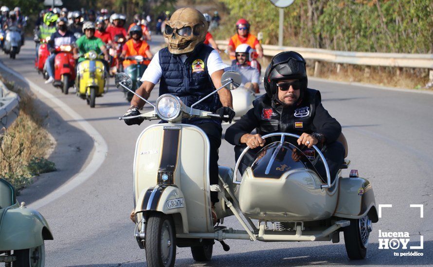 GALERÍA: Sigue la historia de amor entre Lucena y las Vespas: más de 500 vesperos vuelve a inundar las carreteras de la Subbética