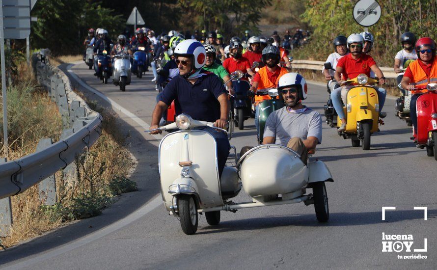 GALERÍA: Sigue la historia de amor entre Lucena y las Vespas: más de 500 vesperos vuelve a inundar las carreteras de la Subbética