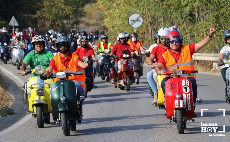 GALERÍA: Sigue la historia de amor entre Lucena y las Vespas: más de 500 vesperos vuelve a inundar las carreteras de la Subbética