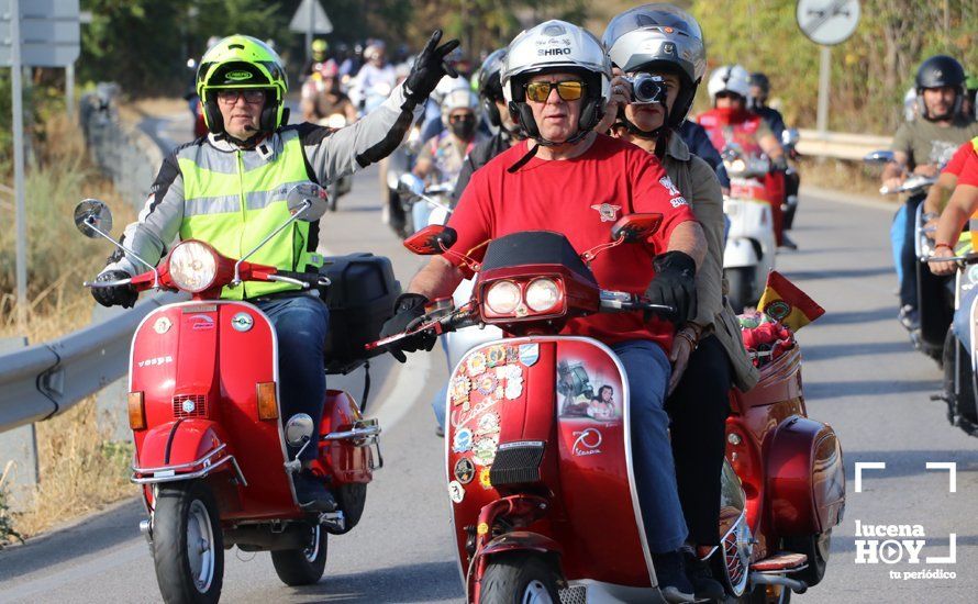 GALERÍA: Sigue la historia de amor entre Lucena y las Vespas: más de 500 vesperos vuelve a inundar las carreteras de la Subbética