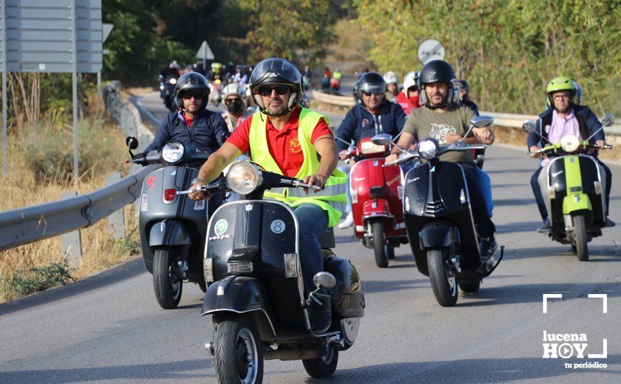 GALERÍA: Sigue la historia de amor entre Lucena y las Vespas: más de 500 vesperos vuelve a inundar las carreteras de la Subbética