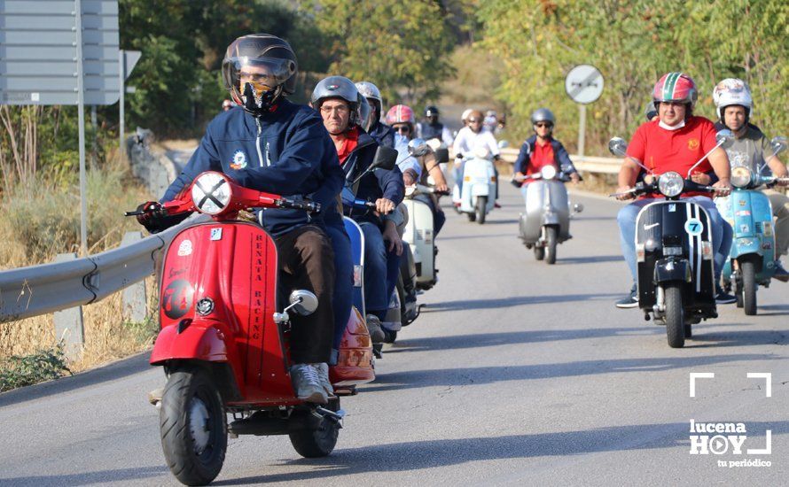 GALERÍA: Sigue la historia de amor entre Lucena y las Vespas: más de 500 vesperos vuelve a inundar las carreteras de la Subbética