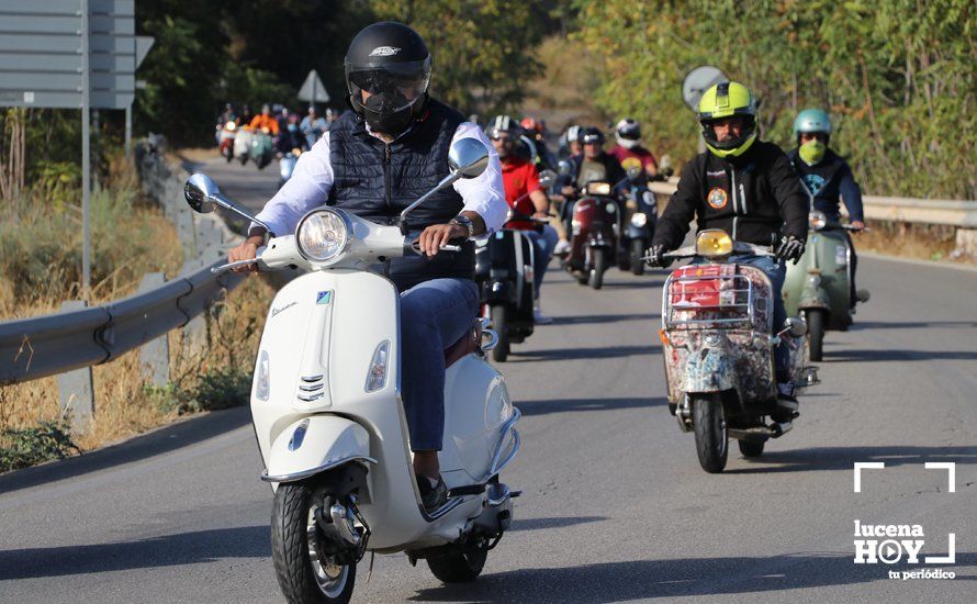 GALERÍA: Sigue la historia de amor entre Lucena y las Vespas: más de 500 vesperos vuelve a inundar las carreteras de la Subbética