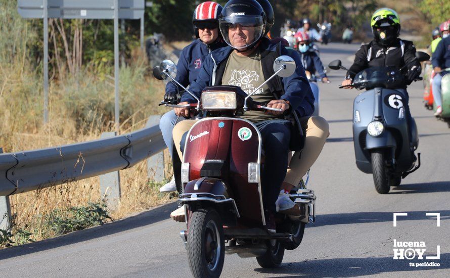 GALERÍA: Sigue la historia de amor entre Lucena y las Vespas: más de 500 vesperos vuelve a inundar las carreteras de la Subbética