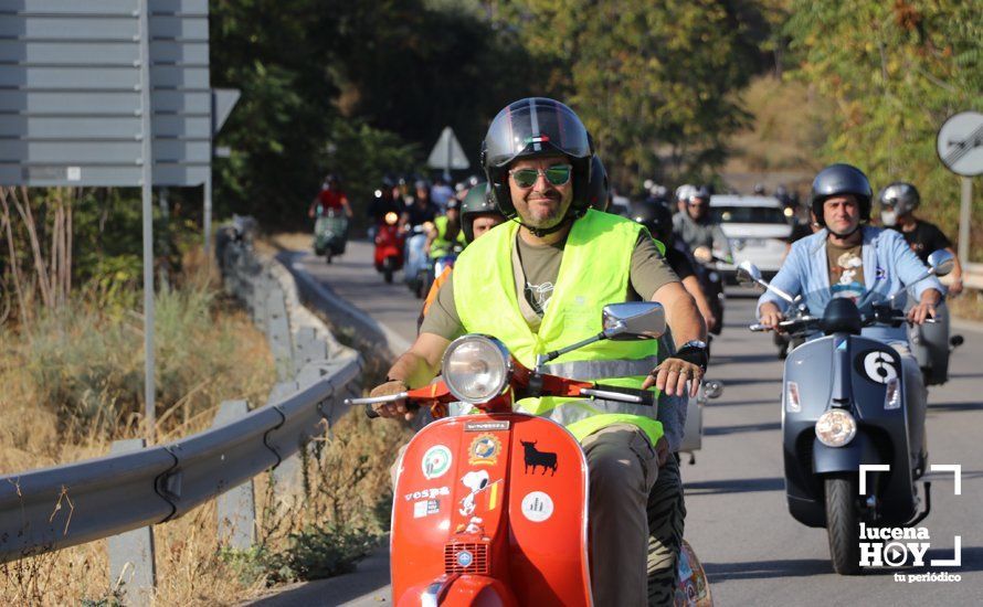 GALERÍA: Sigue la historia de amor entre Lucena y las Vespas: más de 500 vesperos vuelve a inundar las carreteras de la Subbética