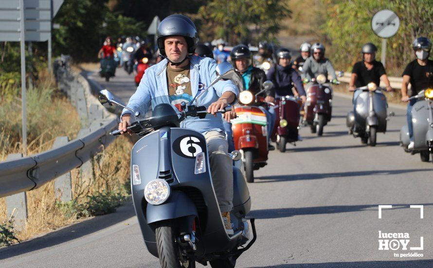 GALERÍA: Sigue la historia de amor entre Lucena y las Vespas: más de 500 vesperos vuelve a inundar las carreteras de la Subbética