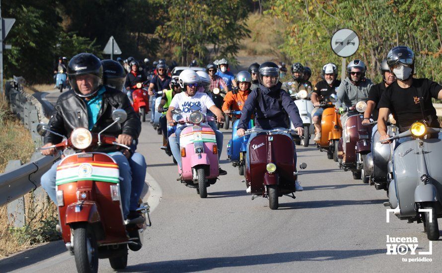 GALERÍA: Sigue la historia de amor entre Lucena y las Vespas: más de 500 vesperos vuelve a inundar las carreteras de la Subbética