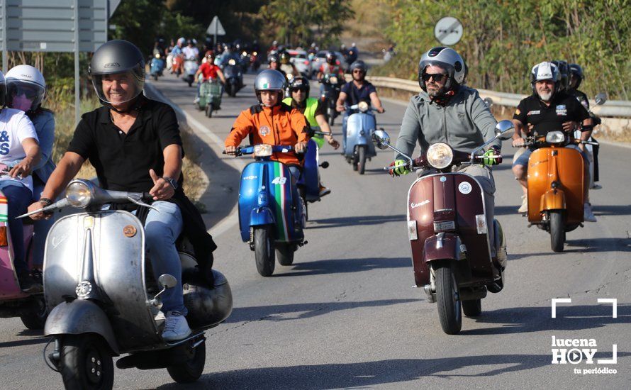 GALERÍA: Sigue la historia de amor entre Lucena y las Vespas: más de 500 vesperos vuelve a inundar las carreteras de la Subbética