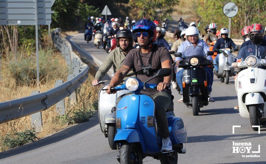 GALERÍA: Sigue la historia de amor entre Lucena y las Vespas: más de 500 vesperos vuelve a inundar las carreteras de la Subbética