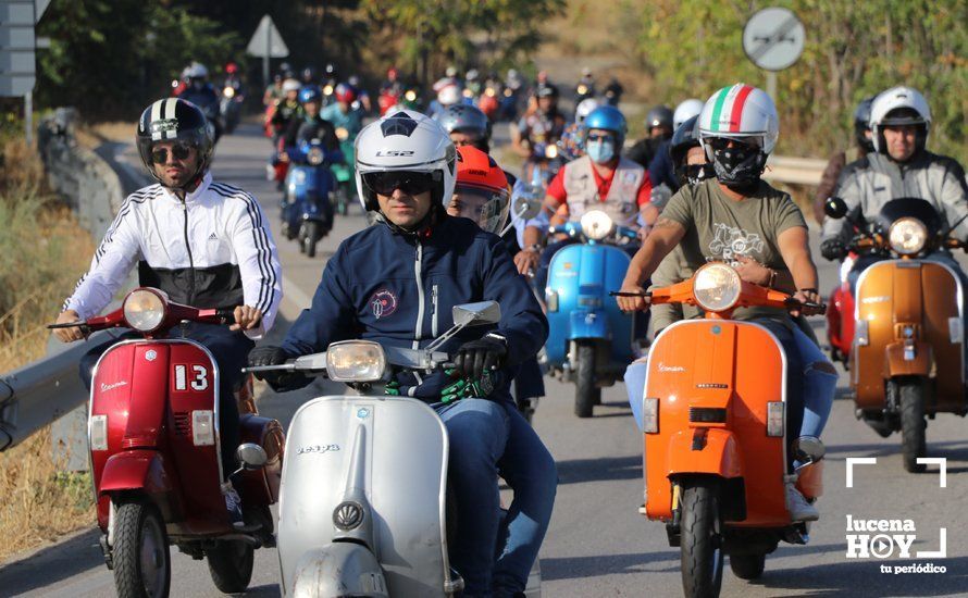 GALERÍA: Sigue la historia de amor entre Lucena y las Vespas: más de 500 vesperos vuelve a inundar las carreteras de la Subbética