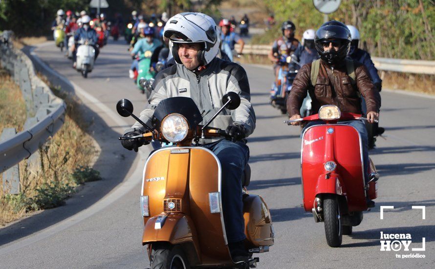 GALERÍA: Sigue la historia de amor entre Lucena y las Vespas: más de 500 vesperos vuelve a inundar las carreteras de la Subbética