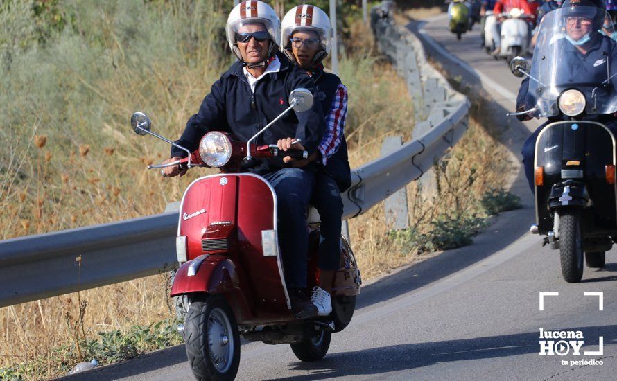 GALERÍA: Sigue la historia de amor entre Lucena y las Vespas: más de 500 vesperos vuelve a inundar las carreteras de la Subbética