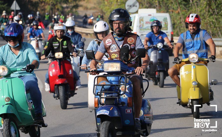 GALERÍA: Sigue la historia de amor entre Lucena y las Vespas: más de 500 vesperos vuelve a inundar las carreteras de la Subbética