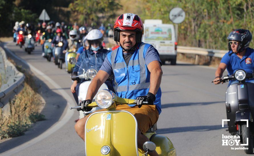 GALERÍA: Sigue la historia de amor entre Lucena y las Vespas: más de 500 vesperos vuelve a inundar las carreteras de la Subbética