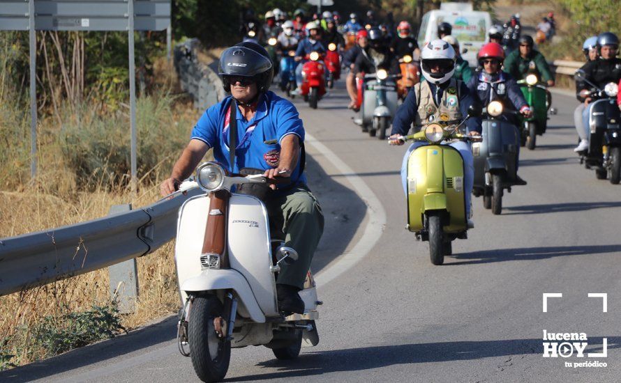 GALERÍA: Sigue la historia de amor entre Lucena y las Vespas: más de 500 vesperos vuelve a inundar las carreteras de la Subbética