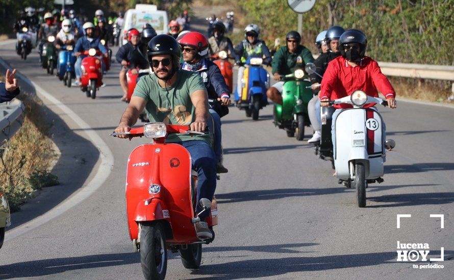 GALERÍA: Sigue la historia de amor entre Lucena y las Vespas: más de 500 vesperos vuelve a inundar las carreteras de la Subbética