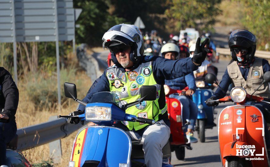 GALERÍA: Sigue la historia de amor entre Lucena y las Vespas: más de 500 vesperos vuelve a inundar las carreteras de la Subbética