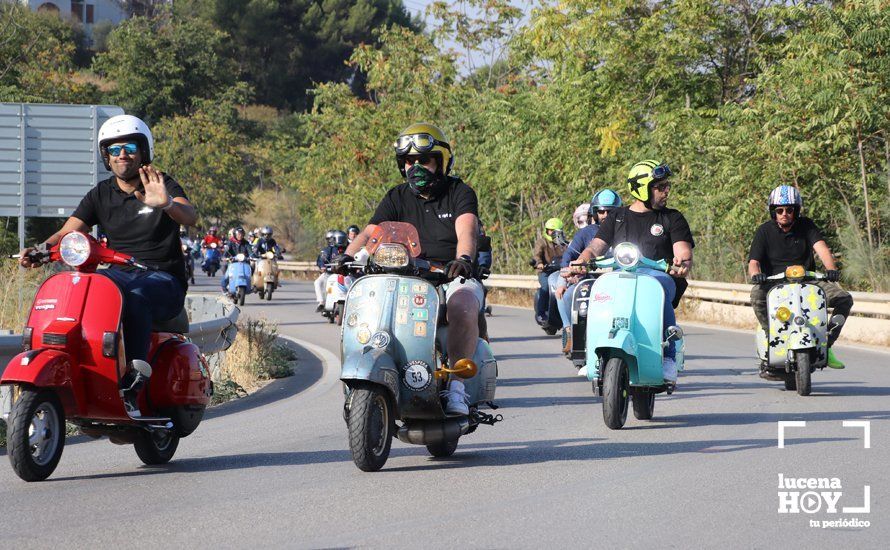 GALERÍA: Sigue la historia de amor entre Lucena y las Vespas: más de 500 vesperos vuelve a inundar las carreteras de la Subbética