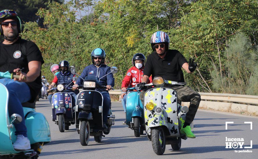 GALERÍA: Sigue la historia de amor entre Lucena y las Vespas: más de 500 vesperos vuelve a inundar las carreteras de la Subbética