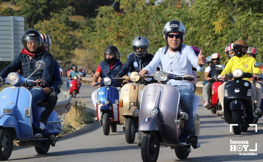 GALERÍA: Sigue la historia de amor entre Lucena y las Vespas: más de 500 vesperos vuelve a inundar las carreteras de la Subbética