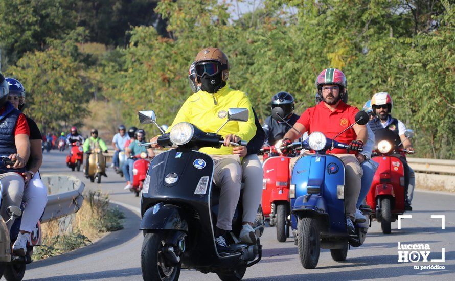 GALERÍA: Sigue la historia de amor entre Lucena y las Vespas: más de 500 vesperos vuelve a inundar las carreteras de la Subbética