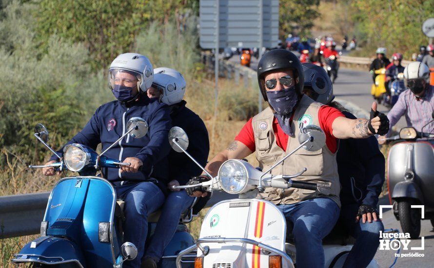 GALERÍA: Sigue la historia de amor entre Lucena y las Vespas: más de 500 vesperos vuelve a inundar las carreteras de la Subbética