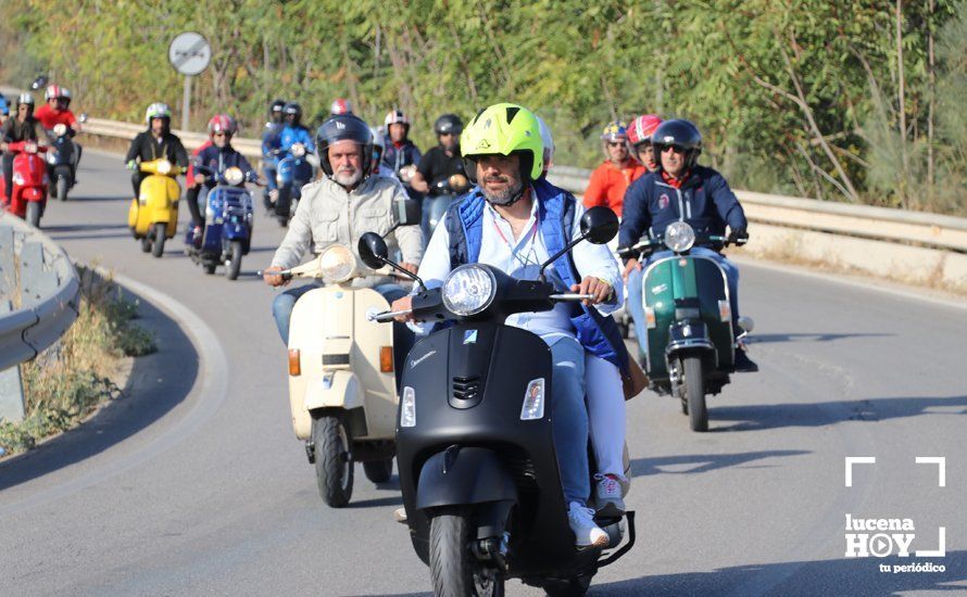 GALERÍA: Sigue la historia de amor entre Lucena y las Vespas: más de 500 vesperos vuelve a inundar las carreteras de la Subbética