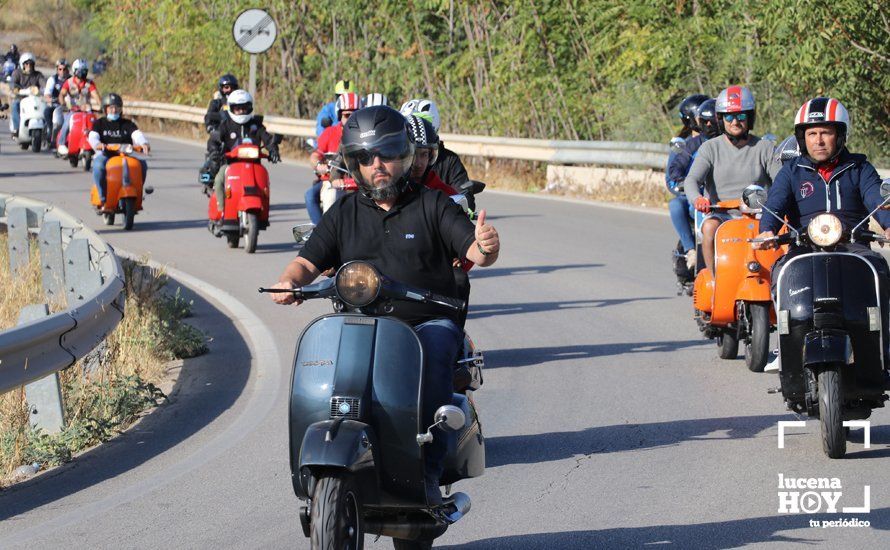 GALERÍA: Sigue la historia de amor entre Lucena y las Vespas: más de 500 vesperos vuelve a inundar las carreteras de la Subbética