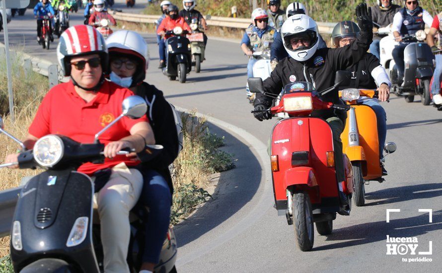 GALERÍA: Sigue la historia de amor entre Lucena y las Vespas: más de 500 vesperos vuelve a inundar las carreteras de la Subbética