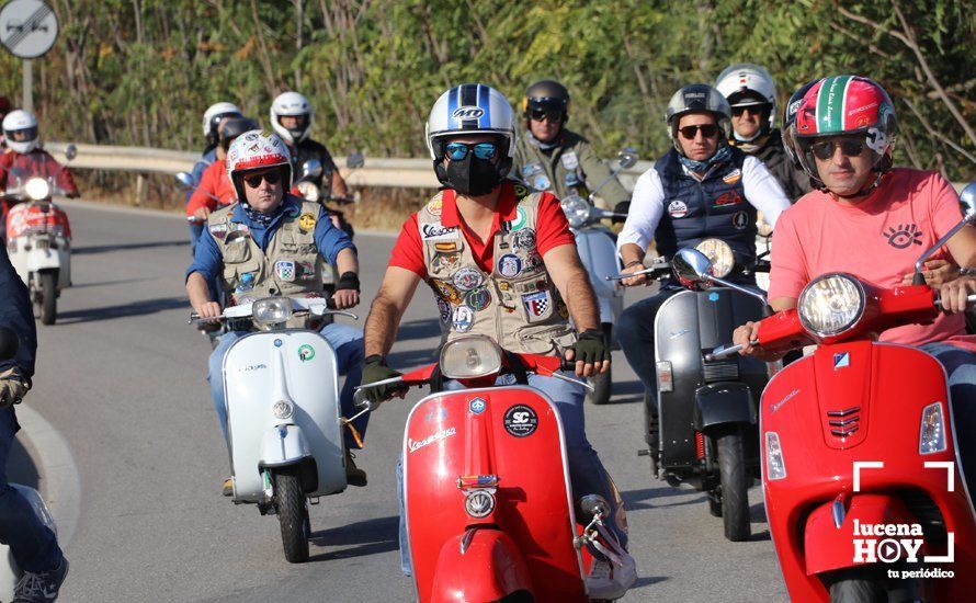 GALERÍA: Sigue la historia de amor entre Lucena y las Vespas: más de 500 vesperos vuelve a inundar las carreteras de la Subbética