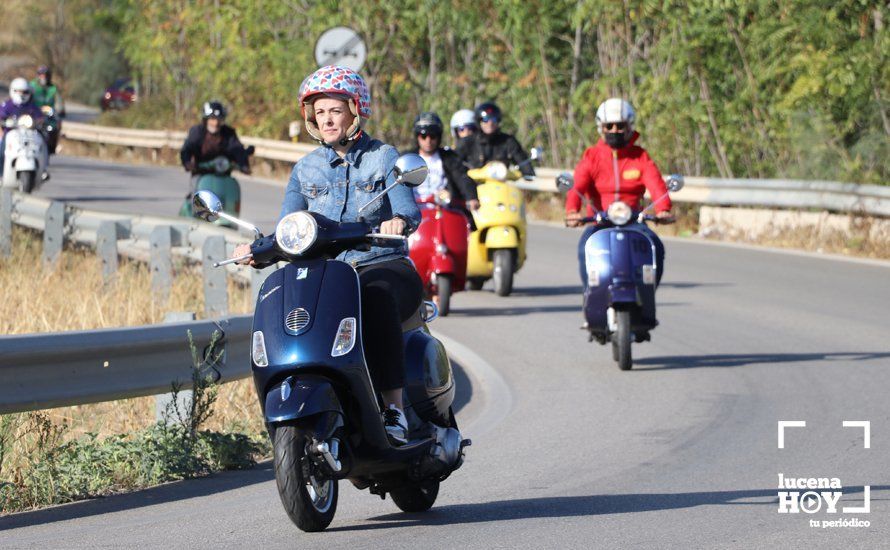 GALERÍA: Sigue la historia de amor entre Lucena y las Vespas: más de 500 vesperos vuelve a inundar las carreteras de la Subbética