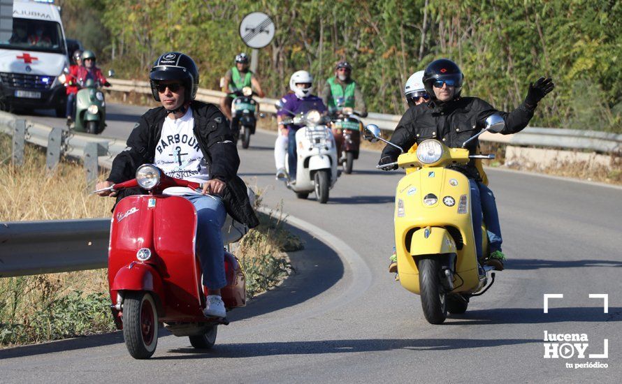 GALERÍA: Sigue la historia de amor entre Lucena y las Vespas: más de 500 vesperos vuelve a inundar las carreteras de la Subbética