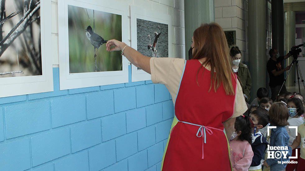  Los escolares del centro han podido visitar esta mañana la exposición 