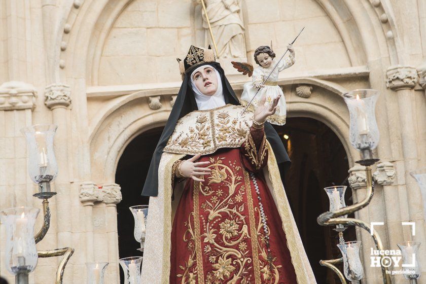 GALERÍA: Las fotos de la procesión de Santa Teresa celebrada este sábado