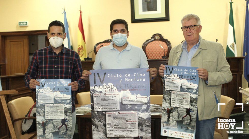 Presentación de las jornadas en el Ayuntamiento de Lucena Presentación de las jornadas en el Ayuntamiento de Lucena