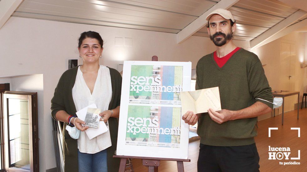  Mamen Beato y Juan Cantizani, promotor de Senxperiment, durante la presentación de las actividades del ciclo del pasado año. 