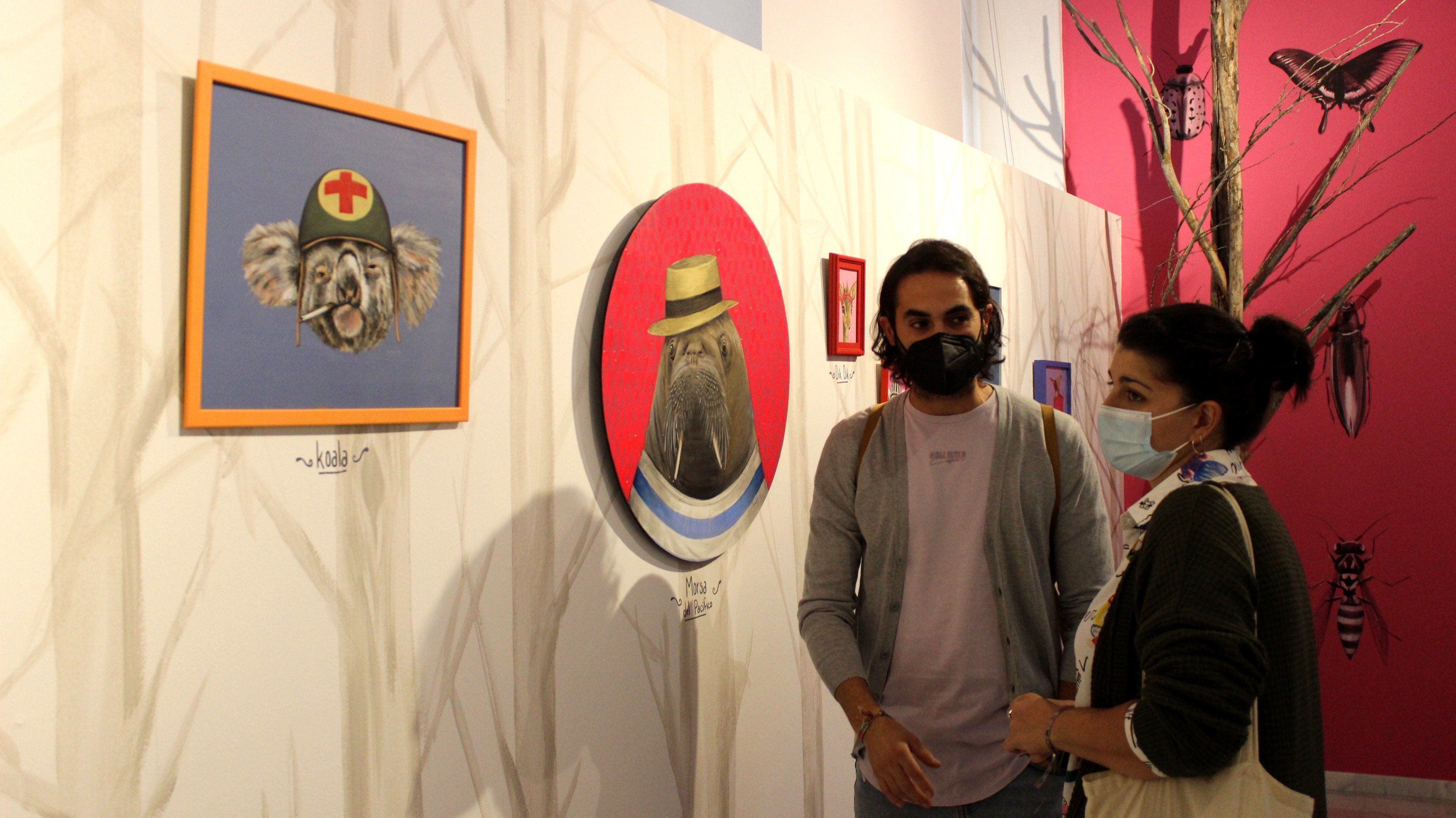  Jorge Torres y Mamen Beato recorren la exposición 
