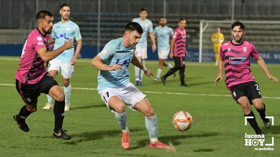  Jugada del Ciudad de Lucena en su victoria de la primera vuelta contra el Xerez CD (Archivo) 