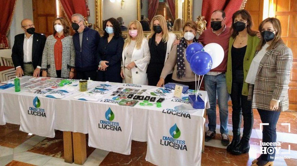  Componentes de Diabetes Lucena y autoridades locales a estas jornadas 