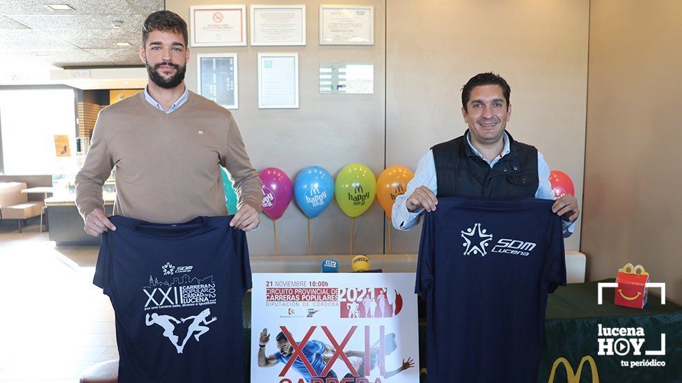  José María Parejo y Alberto Lora durante la presentación 