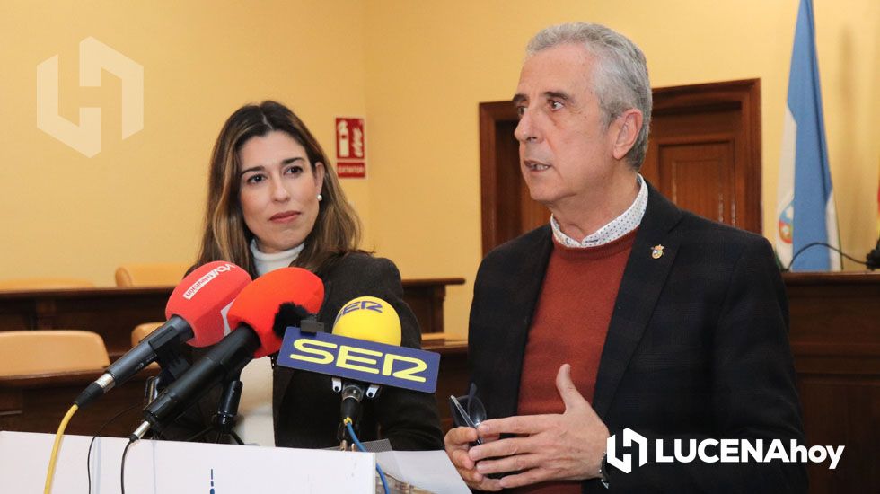 Juan Pérez y Teresa Alonso durante la presentación de esta jornada de análisis sobre las Edusi Andalucía