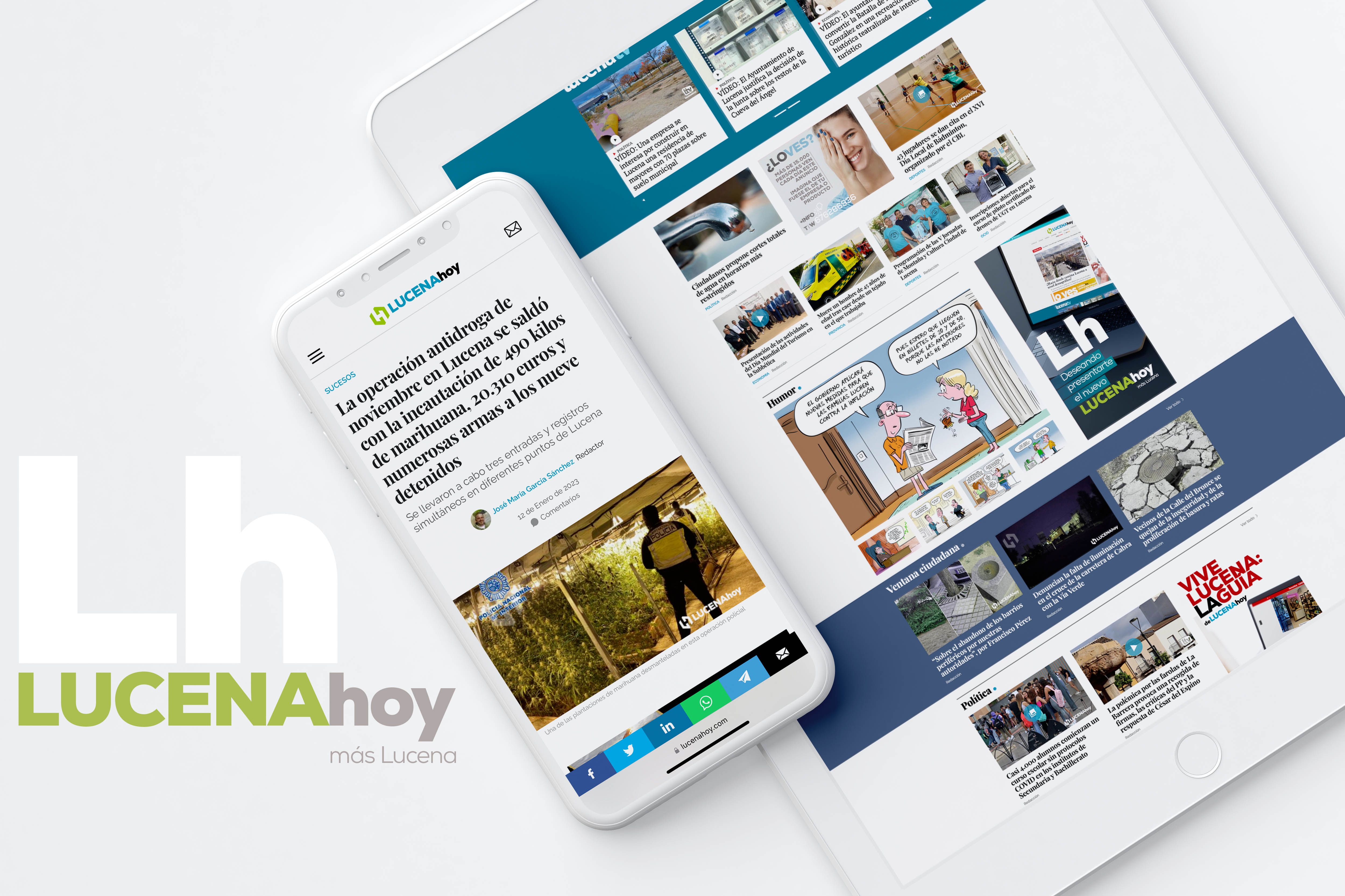 Estrenamos diseño y muchas novedades en el nuevo LucenaHoy